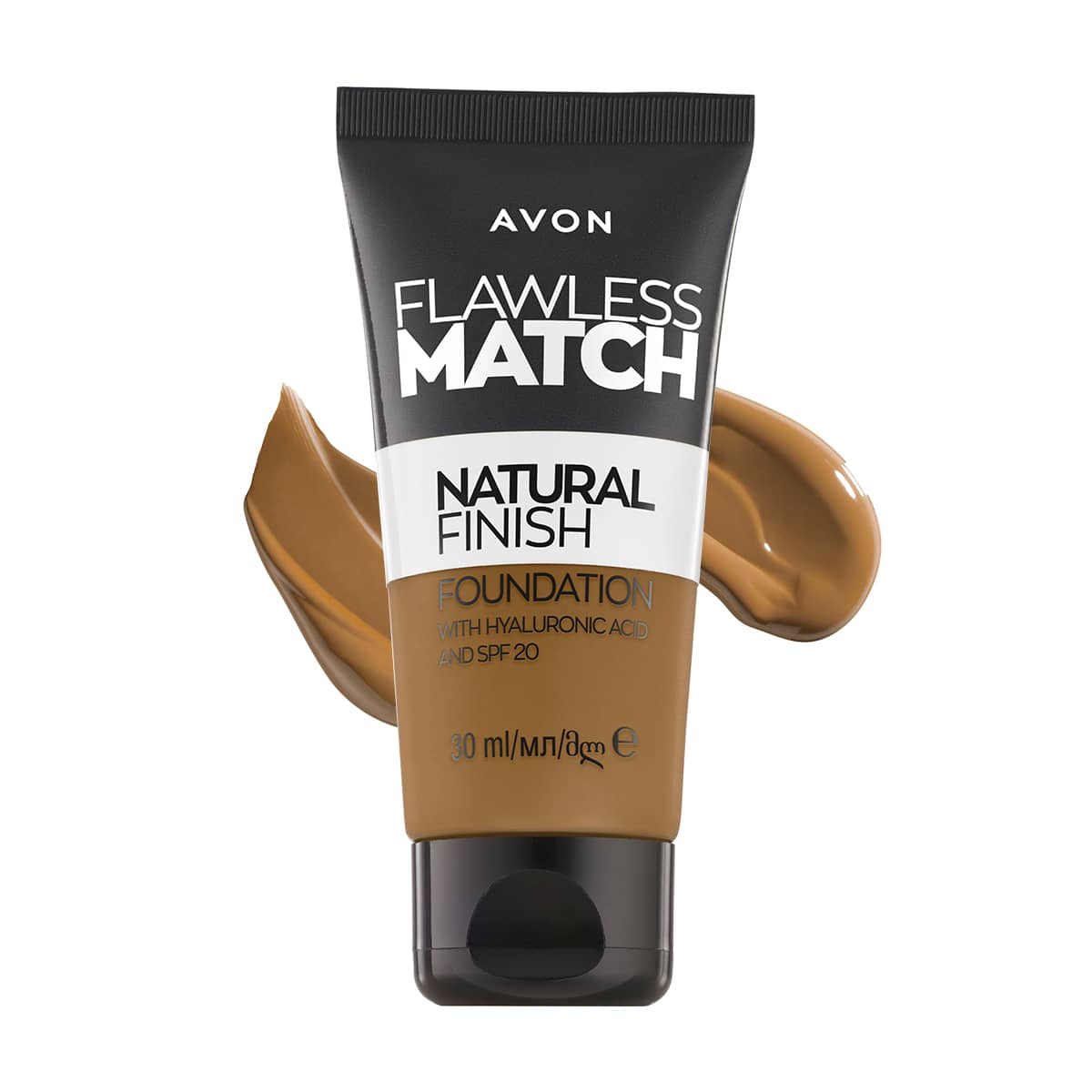 Avon Flawless Match Natural Finish Fond de teint Finition Naturelle Light Caramel 1507146 30ml