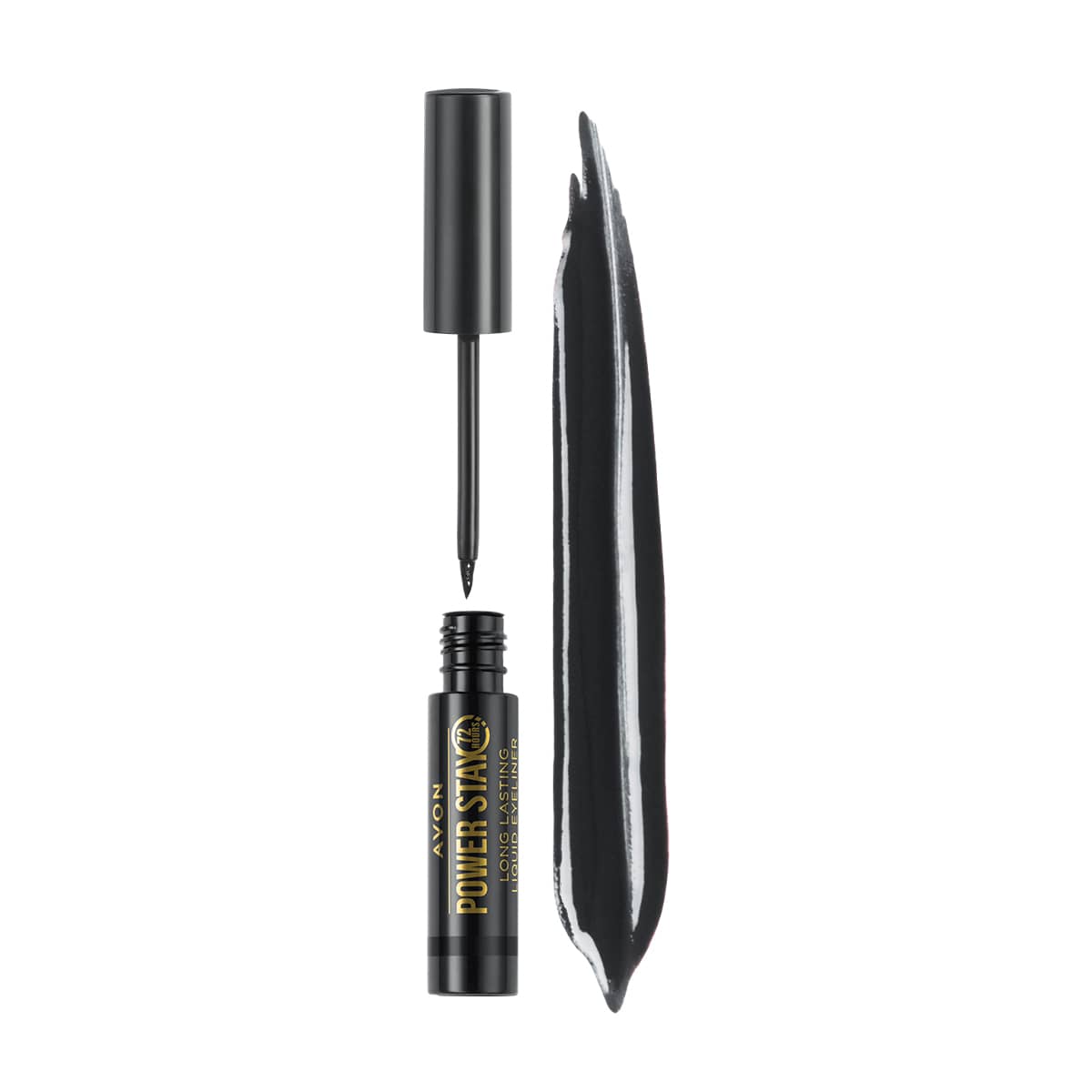 Avon Power Stay Ligneur Liquide semi-permanent Blackest Black 1514239 3.5ml
