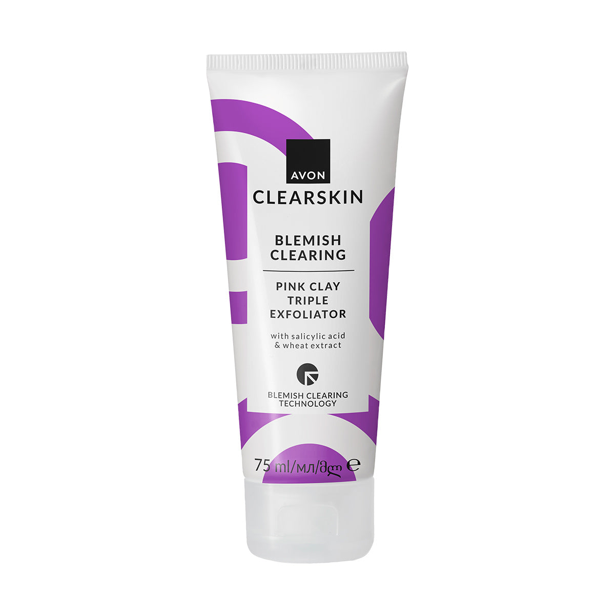 Exfoliant triple à l'argile rose anti-imperfections Clearskin