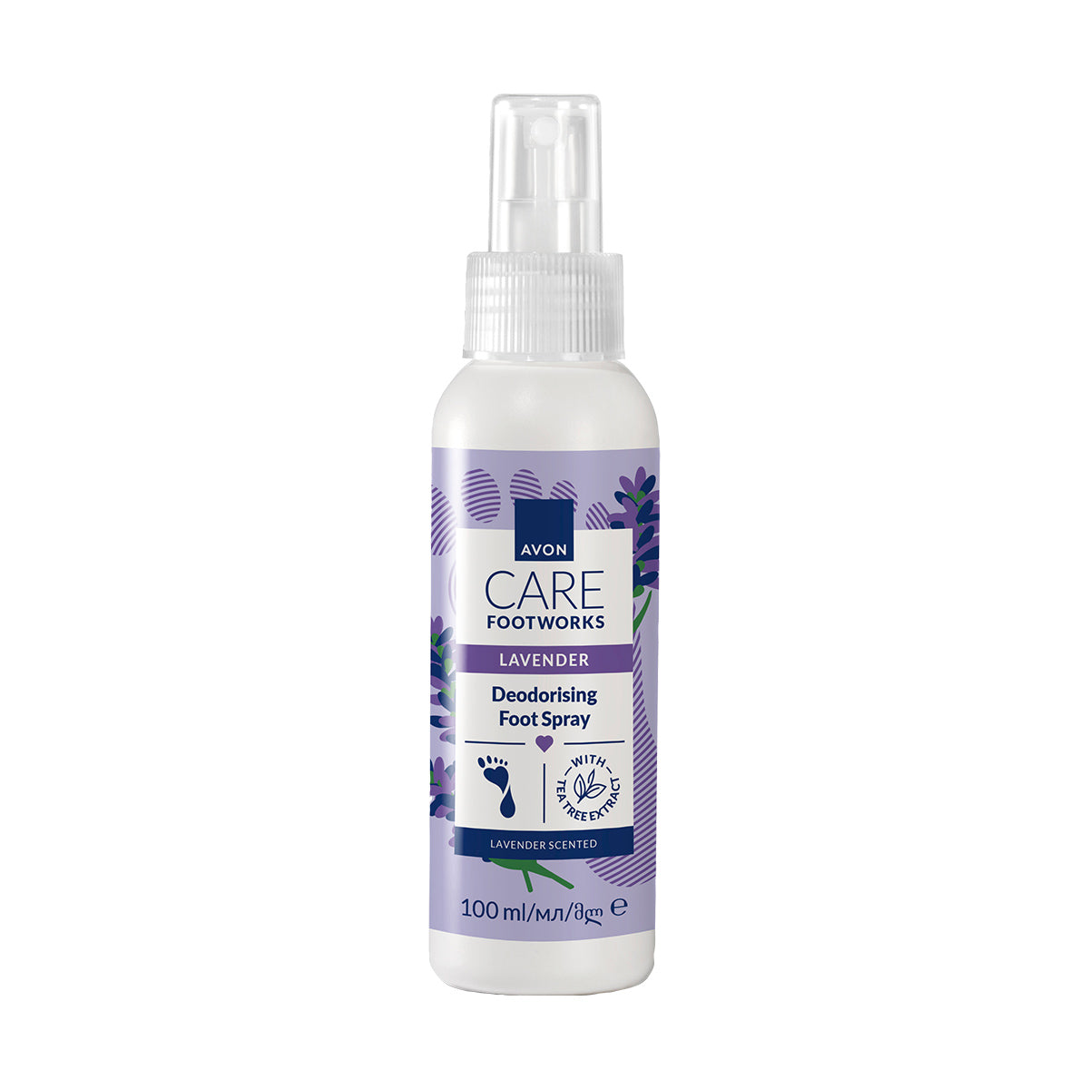 Spray déodorant pour les pieds à la lavande Foot Works