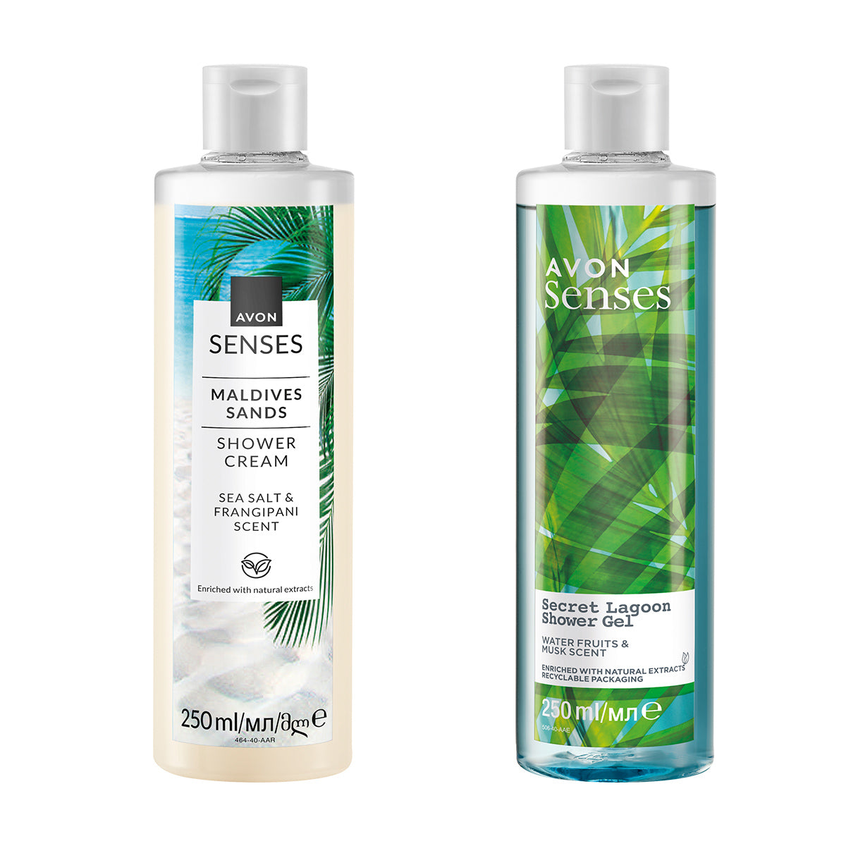 Lot de 2 gels senses 250ml 2
