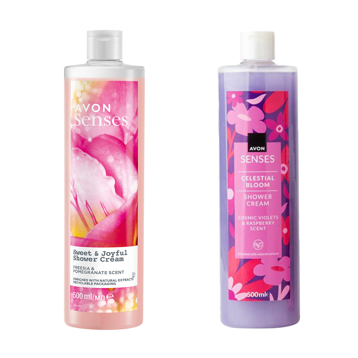 Lot de 2 gels senses 500ml 1