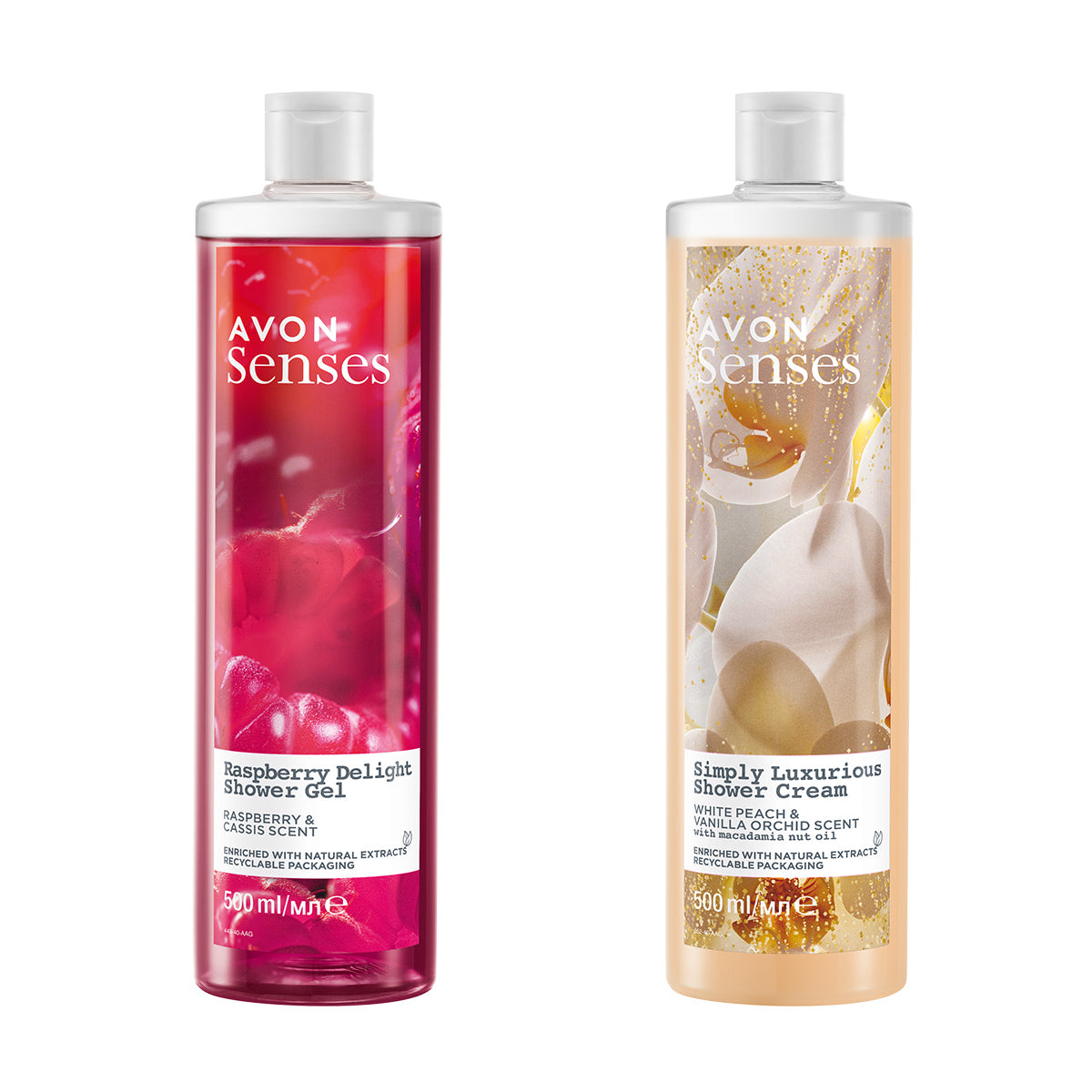 Lot de 2 gels senses 500ml 6