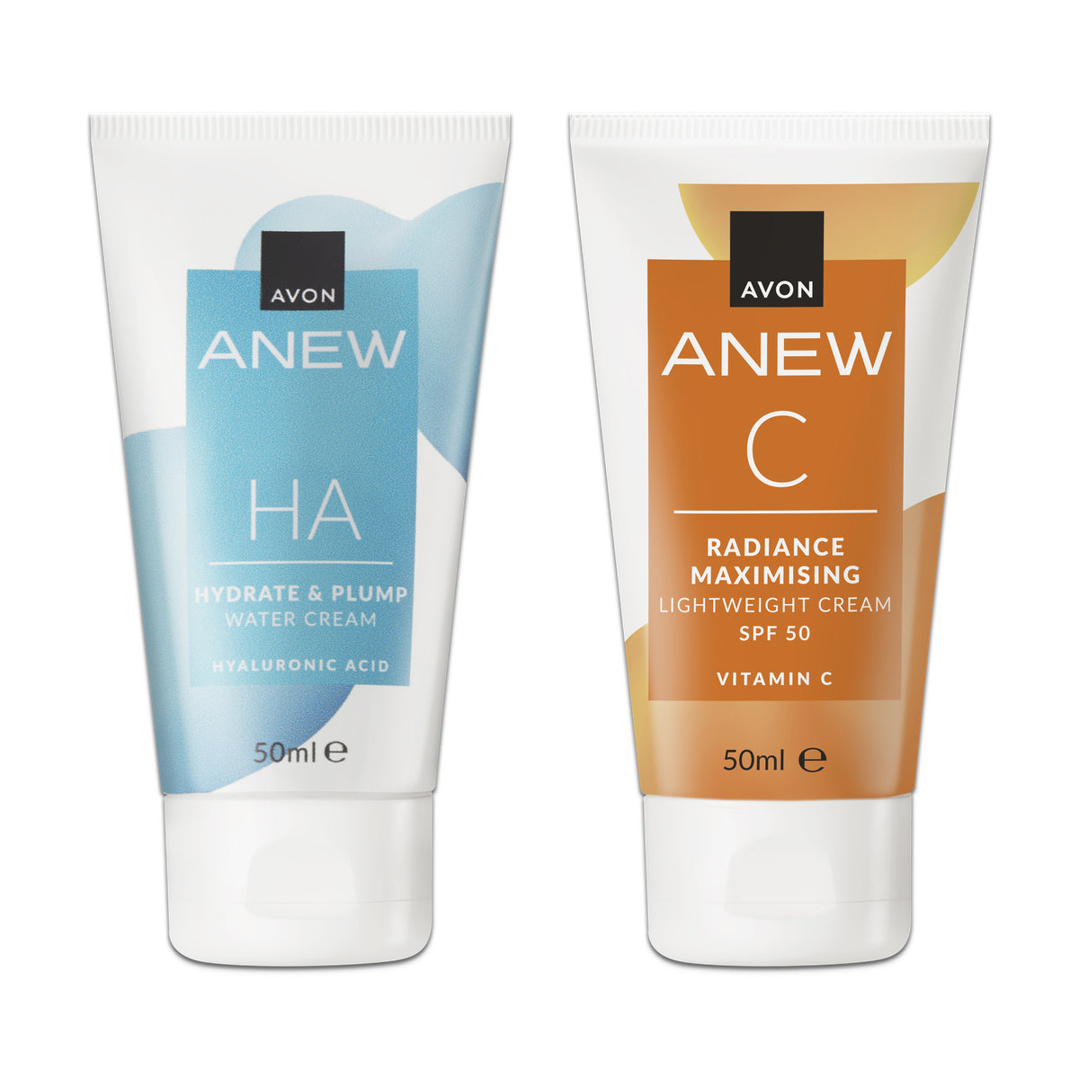 Lot duo Creme visage Anew 