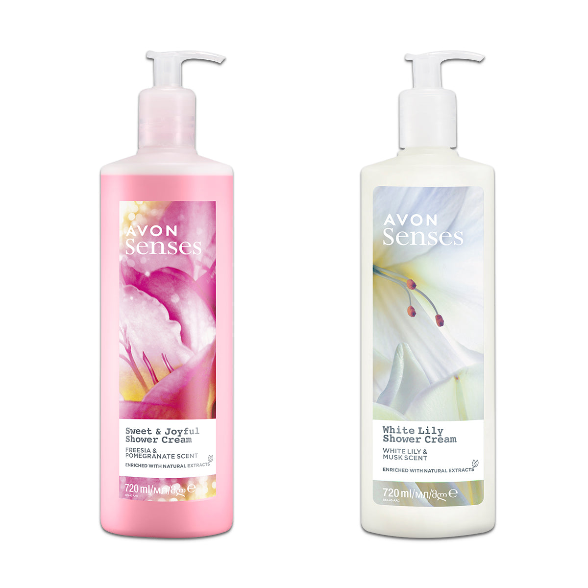 Lot Gel Pompes 720ml 2