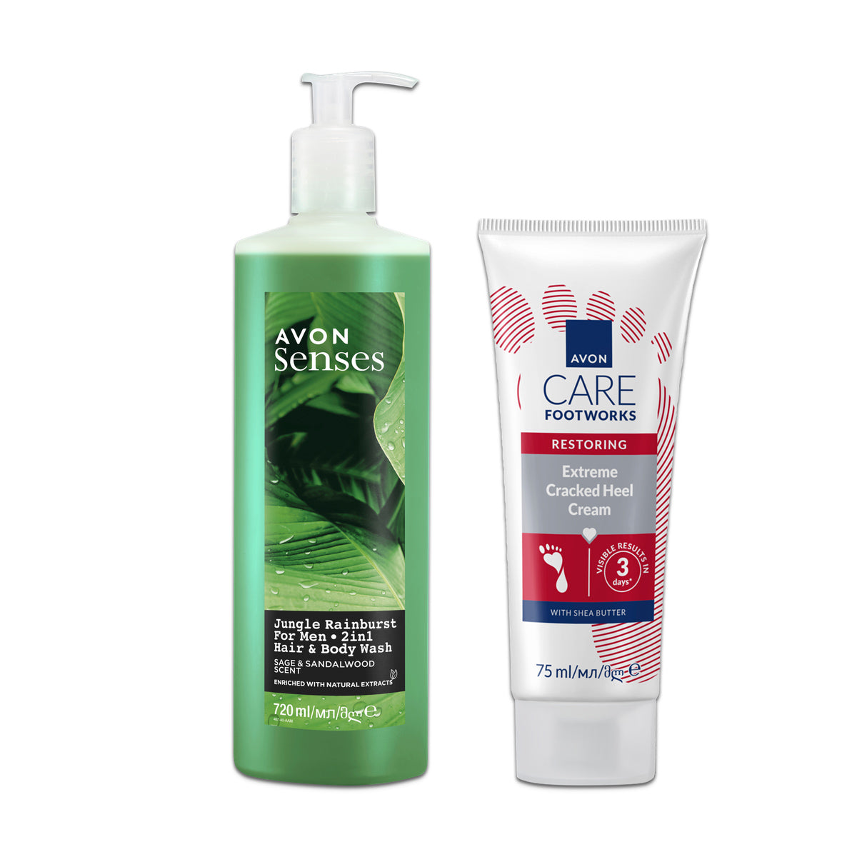 Lot Gel pompe&soin pieds 2