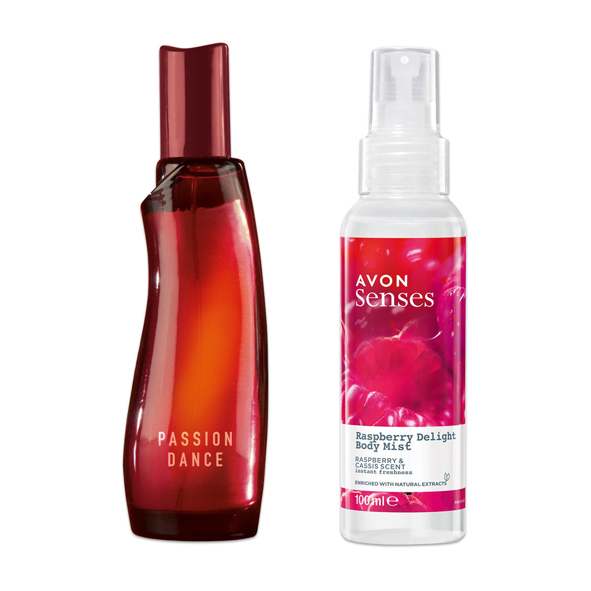 Lot Passion Dance EDT + Senses Raspberry