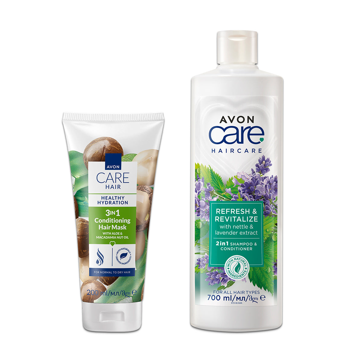Lot Shamp & Masque Avon Care 4