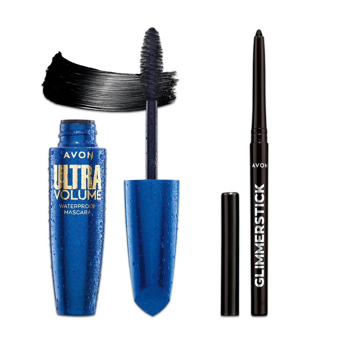 Lot Ulta Volume Waterproof Mascara + Glimmerstick